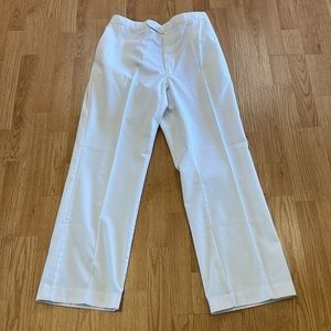 Vintage White Pants No Name Made In USA Sz 32